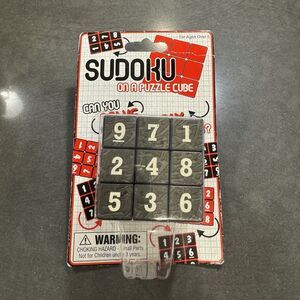 Sudoku On A Puzzle Cube Six Sided 3 X 3 Brain Teaser Great Gift Idea Me NEW